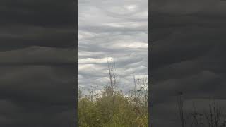 Asperitas Clouds before the storm Undulatus asperatus Ottawa [upl. by Grimona]