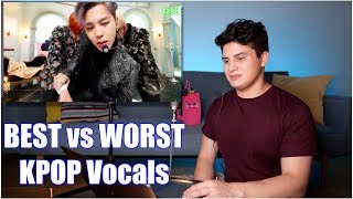 Vocal Coach Reaction to Kpop Idols WORST vs BEST Live Vocals [upl. by Zins]