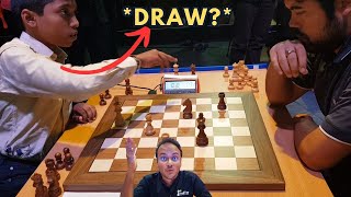 13yearold Pragg offers a draw to Hikaru Nakamura  Commentary by Sagar [upl. by Ramberg143]