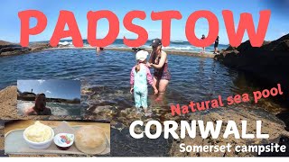 PADSTOW IN CORNWALL AND ST AUDERYS BAY SOMERSET travel somerset cornwall family familyadventure [upl. by Ettevey]