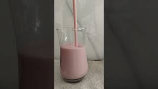 healthy breakfast strawberry protein shake 🌅 join us aarogyam community swatis vlogs subscribe 🙏🙏 [upl. by Lapham]