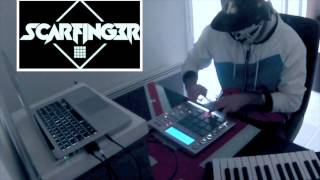 Skrillex  MPC Studio  Ruffneck VIP the strangestickedit  Scarfinger  LiveFreestyle [upl. by Ymeraj]