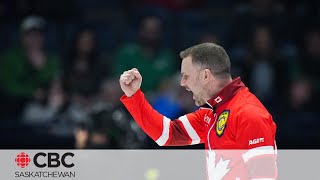 Brad Gushue wins 3rd straight Brier title over Team Saskatchewans Mike McEwen rink [upl. by Manvil]