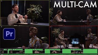 How to Edit Multi Cam Sequences Easily in Adobe Premiere Pro CC Tutorial [upl. by Aerdnad]