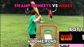 Ashes Vs Swamp Donkeys 2024 BSL Wiffleball Season [upl. by Archibold]