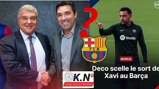 DÉCO clos le débat sur lavenir de Xavi au Barça  Débat houleux à lAC Milan sur le choix du futur [upl. by Buzz]