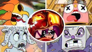 Cuphead  All Boss Knockouts Animations [upl. by Dhruv]