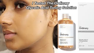 I Tested The Ordinary Glycolic Acid Toner Every Day For A Week amp This Happened [upl. by Adekahs]