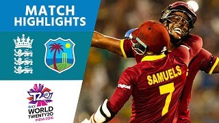 Brathwaite Hits 4 Sixes To Win  England vs West Indies  ICC Mens WT20 FINAL  Highlights [upl. by Cavallaro91]