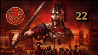 VIBIUS TRAPPED IN THE DESERT Total War Rome Remastered  Julii Campaign 22 [upl. by Laehcor323]