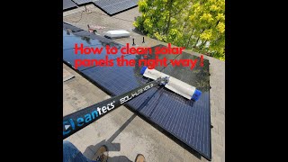 How To Clean Your Solar Panels The Right Way [upl. by Iba]