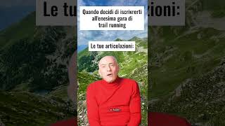 Le ginocchia ringraziano 🦵 trailrunning trail running [upl. by Odab]