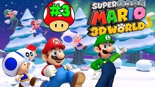 ABM Super Mario 3D World Walkthrough  3 HD [upl. by Asiulana]