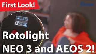 FIRST LOOK Rotolight NEO 3 and AEOS 2 lights [upl. by Aesoh]