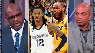 Inside the NBA reacts to Grizzlies vs Lakers Game 4 Highlights  2023 NBA Playoffs [upl. by Hgielrac953]