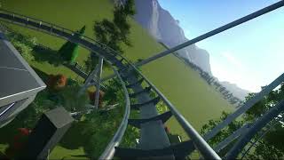 Planet Coaster Tesla  launched wing coaster [upl. by Genisia]