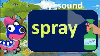 Phonics  ay Sound Words  Grammar Garden  Hindi Explanation Series [upl. by Kate863]