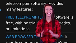 Free Teleprompter Software  StepByStep Instructions [upl. by Vescuso]