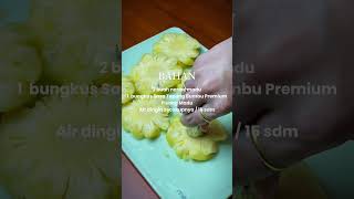 Nanas digoreng 😱 pake Sasa Tepung Premium Pisang madu ya Cuma 2 bahan aja langsung jadi 🥹 [upl. by Doralia]