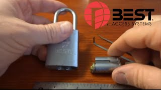 216 Best Padlock 7Pin Picked Open [upl. by Weir]