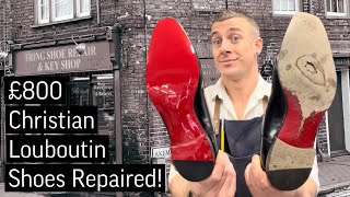 Christian Louboutin  FULL LEATHER SOLE Repair amp Restoration [upl. by Gemperle]