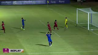 Thailand vs Singapura  Match Clips  Asean Boys Championship U19 2024 [upl. by Ludwig500]