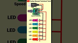 Diwali Decoration 5 Volt RGB light Connection DIY Project shorts [upl. by Supat]