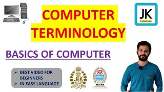 COMPUTER TERMINOLOGY  Basics of Computer  JKP Constable Classes 🔥 Computer Knowledge jkssb jkp [upl. by Armallas733]