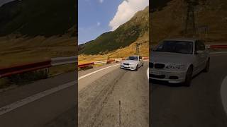 Bmw 330D on mountain serpentine road transfagarasan [upl. by Manas]