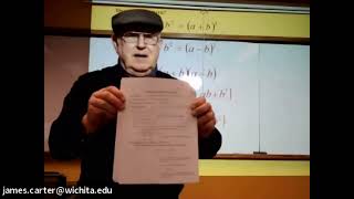 M111 0208 CollegeAlg Sec1 4 QuadraticEquations CarterMethod [upl. by Yerag]