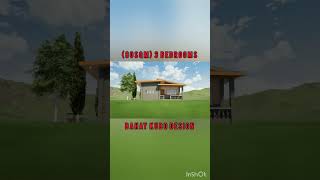 80sqm bahay kubo design 3 bedroom bungalow housedesign 3bedroomhousedesign sketchup2021 [upl. by Magnuson]