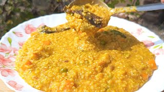 बना प्याज़ लहसुन के दलिया खिचड़ी रेसीपी Daliya khichdi recipe [upl. by Gaye]