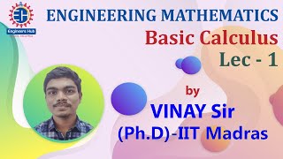 Engineering Mathematics  GATE amp ESE  Basic Calculus  Lec  01 [upl. by Quinlan]