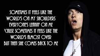 Eminem  Hailies Song lyrics HD [upl. by Layman]