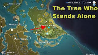 The Tree Who Stands Alone Full Quest Guide Look Around Mingyun Village  Genshin Impact [upl. by Assilaj]