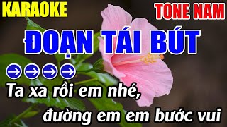 Đoạn Tái Bút Karaoke Tone Nam Karaoke Lâm Nhạc Sống  Beat Mới [upl. by Justino]