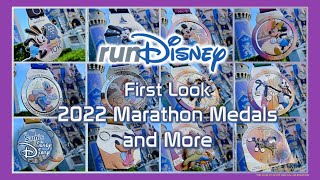 Walt Disney World 50th Anniversary  runDisney  2022 Marathon Weekend  Medals  Disney Marathon [upl. by Lev184]