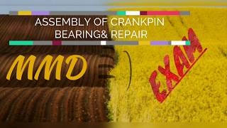 ASSEMBLY OF CRANKPIN BEARING amp REPAIR [upl. by Lleihsad742]