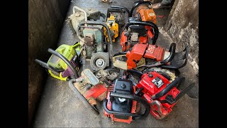 How to rebuild Chainsaw stihl automobile husqvarna powertoolsrepairing [upl. by Burkle432]