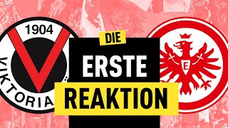 02 Eintracht Frankfurt zieht in die nächste Runde des DFBPokals ein  Reaktion [upl. by Akelam]