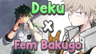 Deku x Fem Bakugo Texting Story OneShot [upl. by Jasik319]