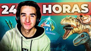 TENGO 24 HORAS para DOMESTICARLOS A TODOS 🦖 ARK ASCENDED ASA [upl. by Map]