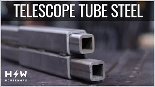 How to Remove Weld Seam amp Telescope Tube Steel [upl. by Swirsky]