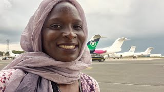 Somalia Vlog  My First Time Flying Commercial Flight from Nairobi to Mogadishu 😬 [upl. by Odrareve]