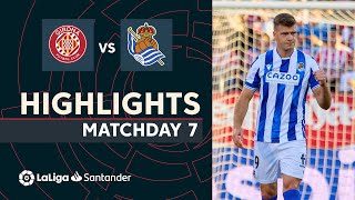 Resumen de Girona FC vs Real Sociedad 35 [upl. by Hsoj6]