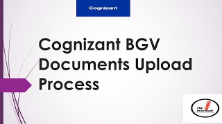 Cognizant BGV Document Upload  CTS Background verification  Introduction to PreJoining formality [upl. by Chainey506]