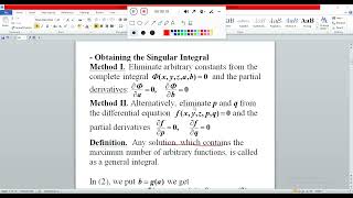 NONLINEAR pdes Charpits Method PART I [upl. by Enautna771]