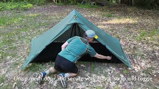 Tarptent Dipole 1 DW Setup [upl. by Gertrudis]