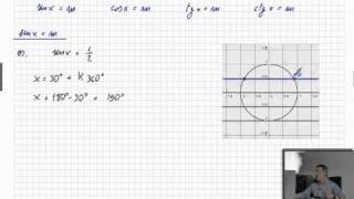 Lezioni di Matematica  Equazioni goniometriche senx  m [upl. by Eelirrem756]