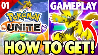 NEW ZERAORA GAMEPLAY How to Get ZERAORA in POKEMON UNITE [upl. by Basham]